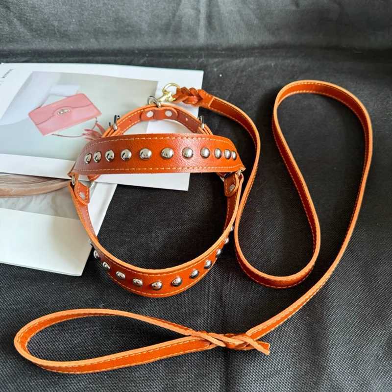 Soft PU Leather Cat Harness Small Dog Harness and Leash Set Dogs Accessories Schnauzer Pomeranian Arnes Para Perro C251031