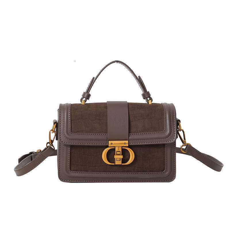 designer bag New Retro Handheld Small Square High-Quality Texture Niche Design Light Luxury Shoulder Bag Wholesale