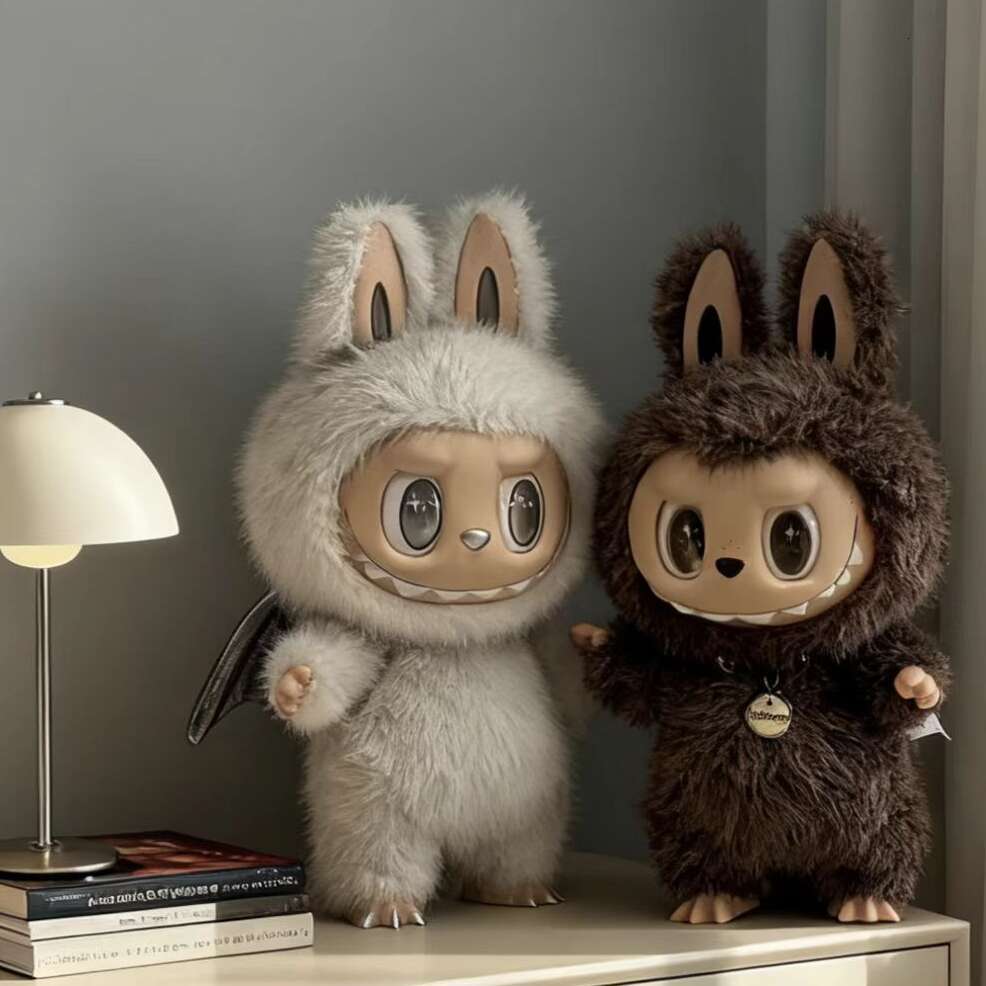 Popular Market The Monsters Large Labubu Angel In Clouds ZIMOMO I Found You Cute 58Cm Tall Plush Original Vinyl Collectible Toy Available