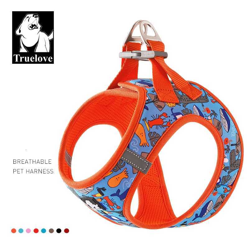 Truelove Pet Harness Soft Air Mesh Adjustable Reflective Pet Vest Small and Medium Breeds No Pull Adjustable Dog Harness TLH3016 C251031