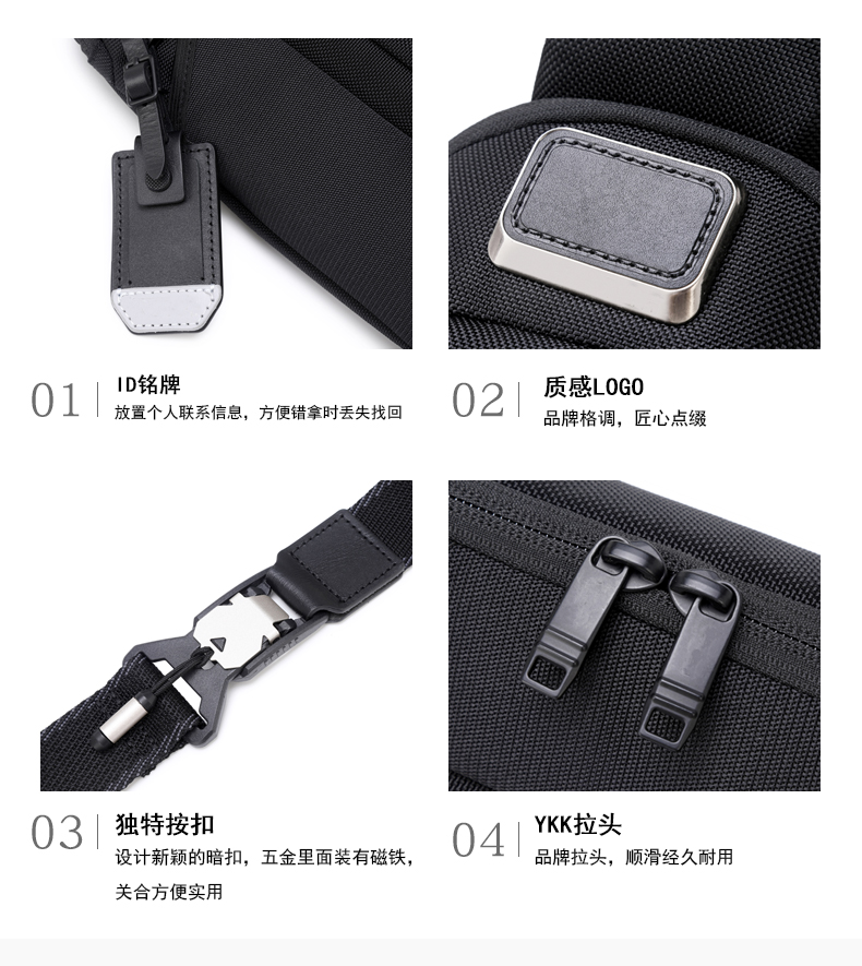 alpha 3 series ballistic nylon new casual fashion shoulder bag portable mens chest bag2603585d3