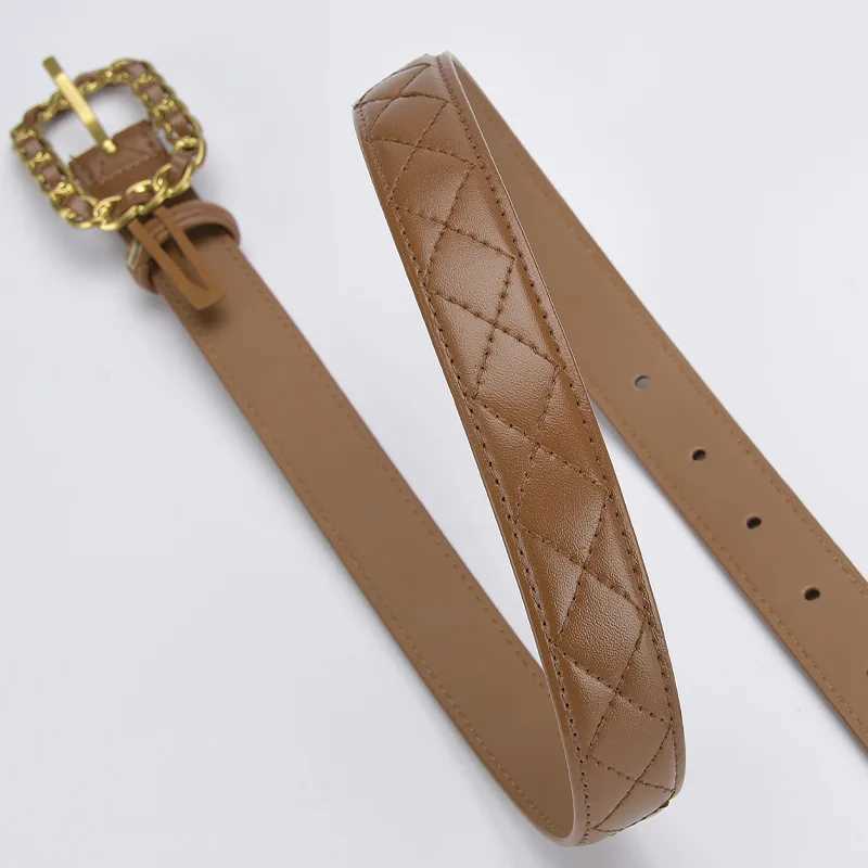 New Sponge Belt Leather Womens Belt with Casual Pants Jeans Decorative Slim Belt Designer Black BeltW251030