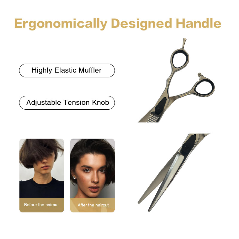 Professional Grade Barber's Haircutting Scissors High Quality Japanese VG10 Steel-CS05
