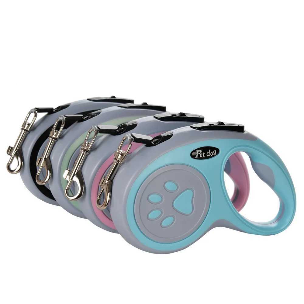 Automatic Retractable Pet Leash Bone Paw Print Telescopic Dog Leash Dog Leash Dog Leash C251031