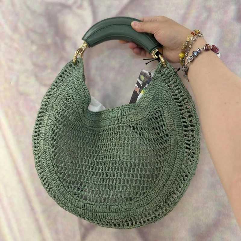 Hobo Designer Hollowed HandbagBoho Evening Bag Elegant Clutch PurseComfortable Handle Solid Color Crescent Women Tote Bag W251031