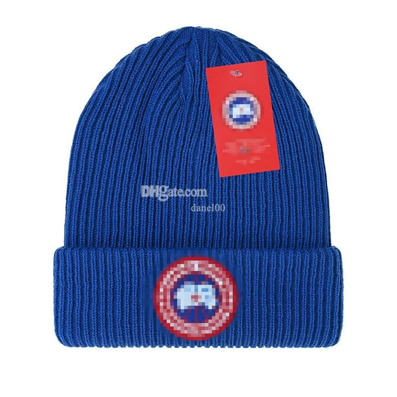 Mens Beanie Knit Beanie Designer Hat Mon Goose Beanies Women Men Beanie Hat Skull Cap Outdoor Ski Hat canadas Letter Jacquard Bonnet Luxe Hot v0yY#