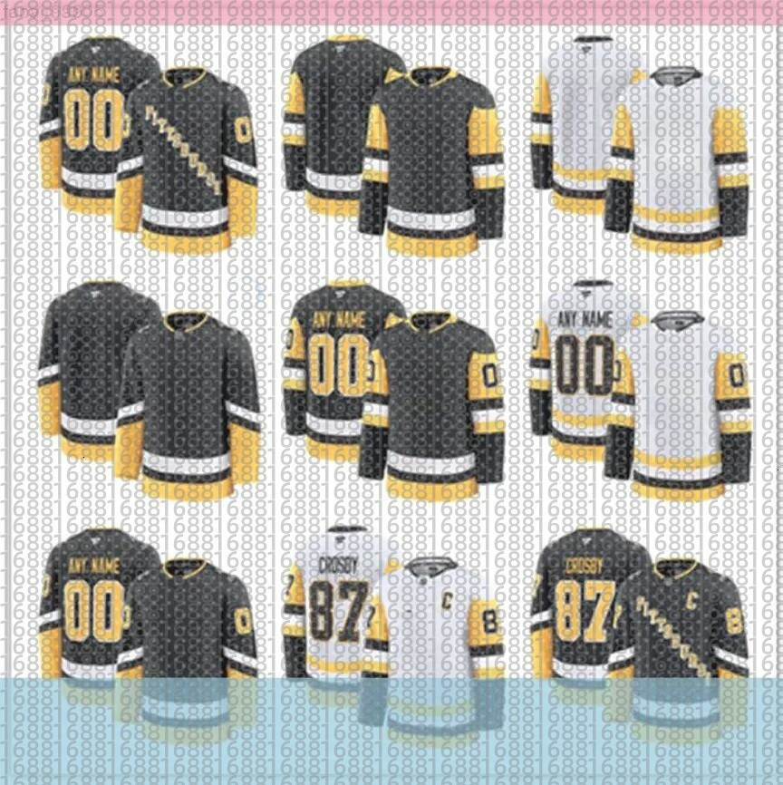 Sidney Crosby Pittsburgh Penguin Hockey Jersey Kris Letang Anthony Beauvillier Drew O'Connors Blake Lizotte Jesse Puljujarvi Kevin Hayes Evgeni Malkin MEN