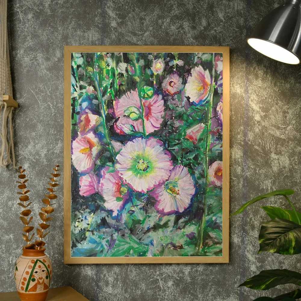 Floral Canvas Wall Art Flower Painting Botanical Decor Home Accent Living Room Picture Bedroom Art Colorful Print Modern Artwork C251031