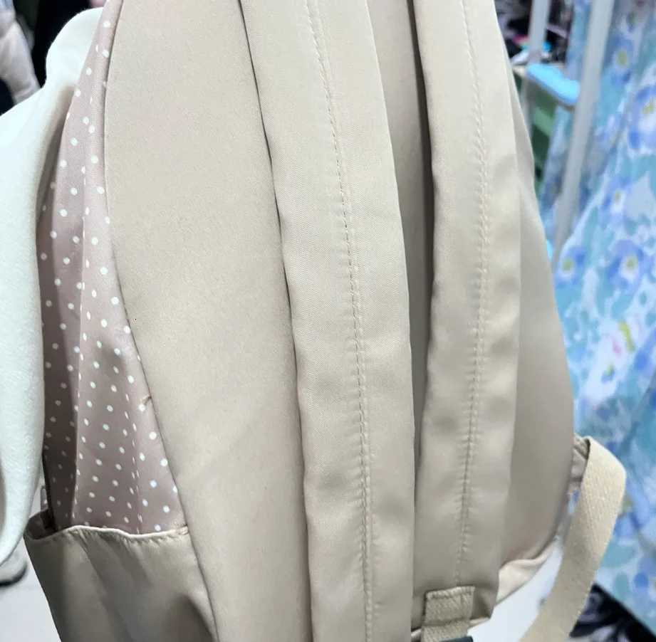 Japanese Vintage Y2k Aesthetic Backpack Sweet Cute Flower Print Schoolbags Women Patchwork Striped Plaid Backpacks for Students W251031