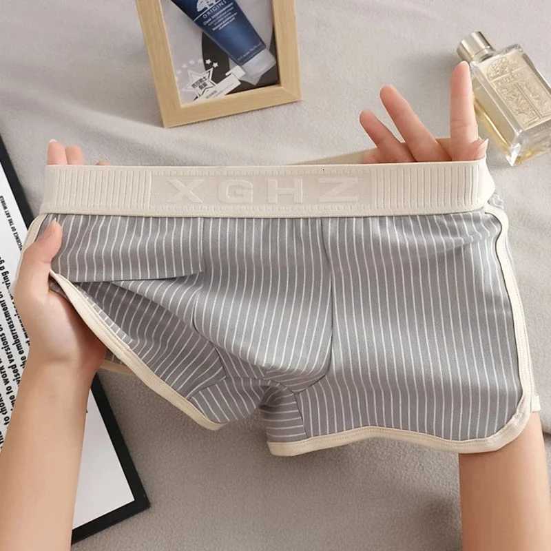 Striped Boxer Men Underwear Cotton Soft Fashion Boxershort Mens Boxers Man Cuecas Masculina Size M3XL YT88358T251031