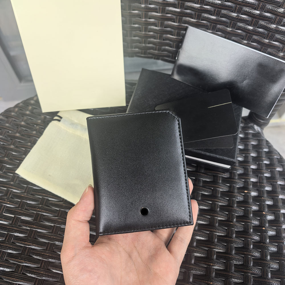 Wallet Cardholder Genuine Leather Business Card ID Case Men Wallet Top Quality Luxury Designer Wallet Credit Card Wallet Window Pocket Coin Purse Women Pure