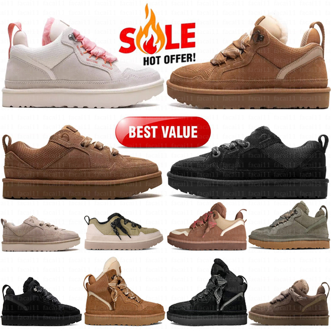 Designer Lowmel Sneakers Trainers Casual Shoes Boots Highmel Womens Baskets Sand Wool Sheepskin Winter Runner Fall Size 35-44