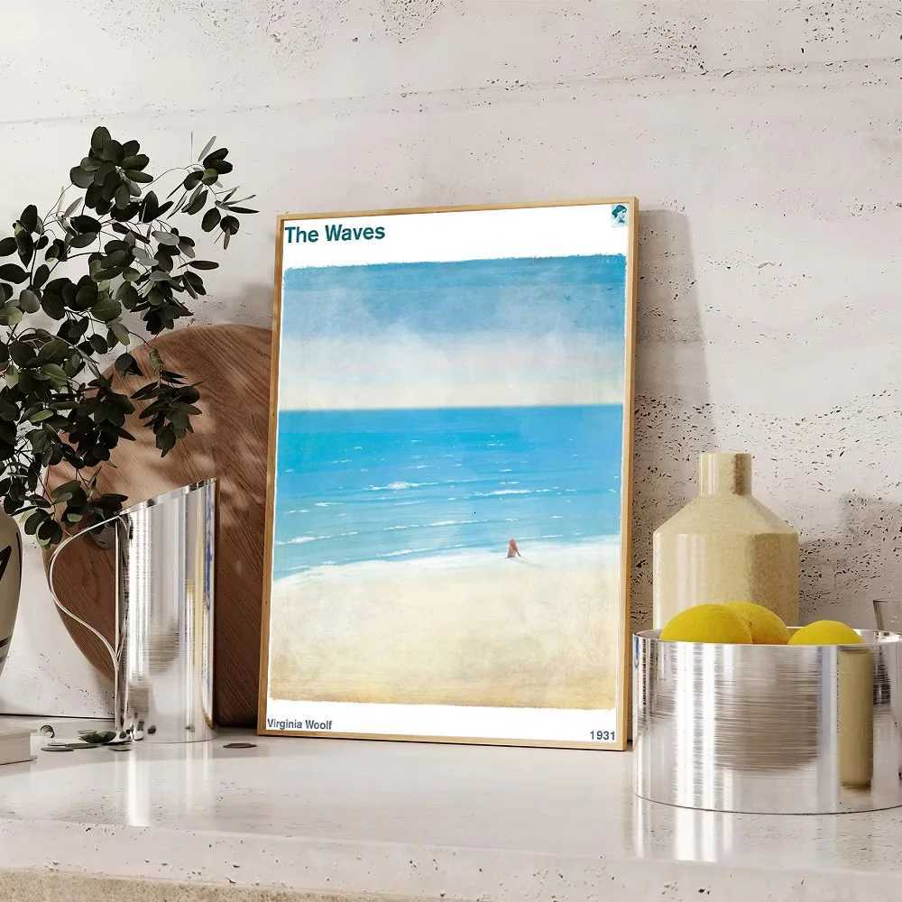 Coastal Canvas Wall Art Ocean View Decor Beach Sunset Print Seascape Painting Minimst Home Decor Tranquil Vibes Artistic Gift C251031