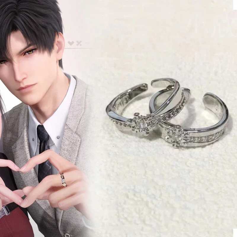 Game Love And Deepspace Rafayel Xavier Zayne Cosplay Ring Unisex Adjustable Wedding Rings Couple Jewelry Accessories GiftsXJ251031