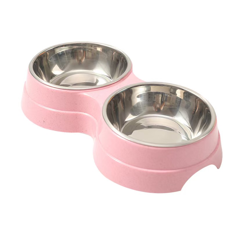 K1206 Stainless steel anti-tipping food bowl, non-slip pet bowl, hot-selling wholesale for export.