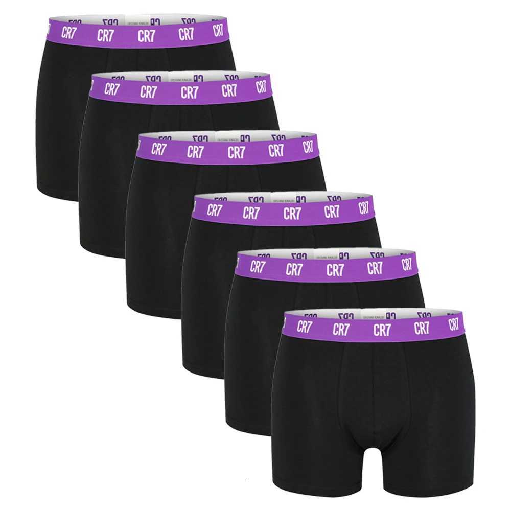 CRIIS SEVEN 7 Mens Underwear Boxers Briefs Purple Boxershorts Softness Fashion Style Male Panties Violet Plus Size Man BoxersT251031