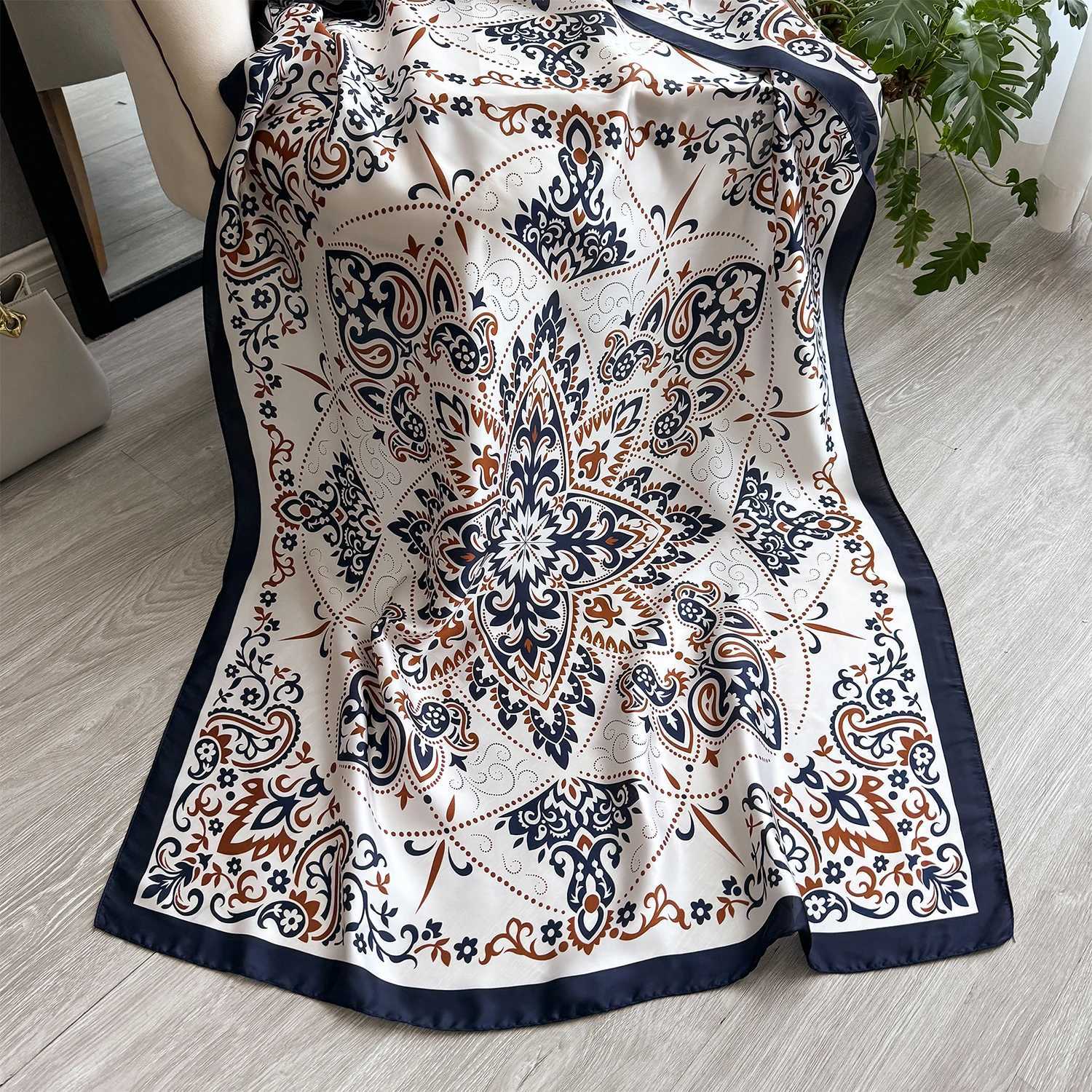 Luxury Brand Scarf Spring Summer Women Beach Sunscreen Fashion Party Shawl China Quality Silk Lady Popular Print Scarves Hijab C251031