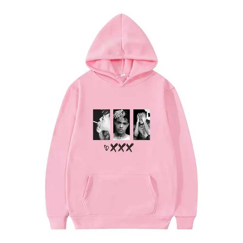 Sonbahar ve K XXX TENTACTION Baskl Kaponlu Kazak Trendy Gnlk Moda Sokak kl Unisex Giyim Polar Scak st J251031