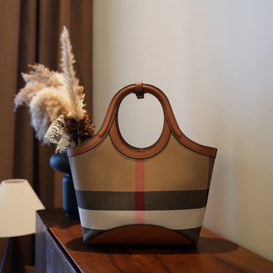 Canvas Luxury Bag Fashion Designer Bag Vegetable Blue Bag New Genuine Leather Crossbody Bag For Women Mother's Day Gift High-end Mother And Child