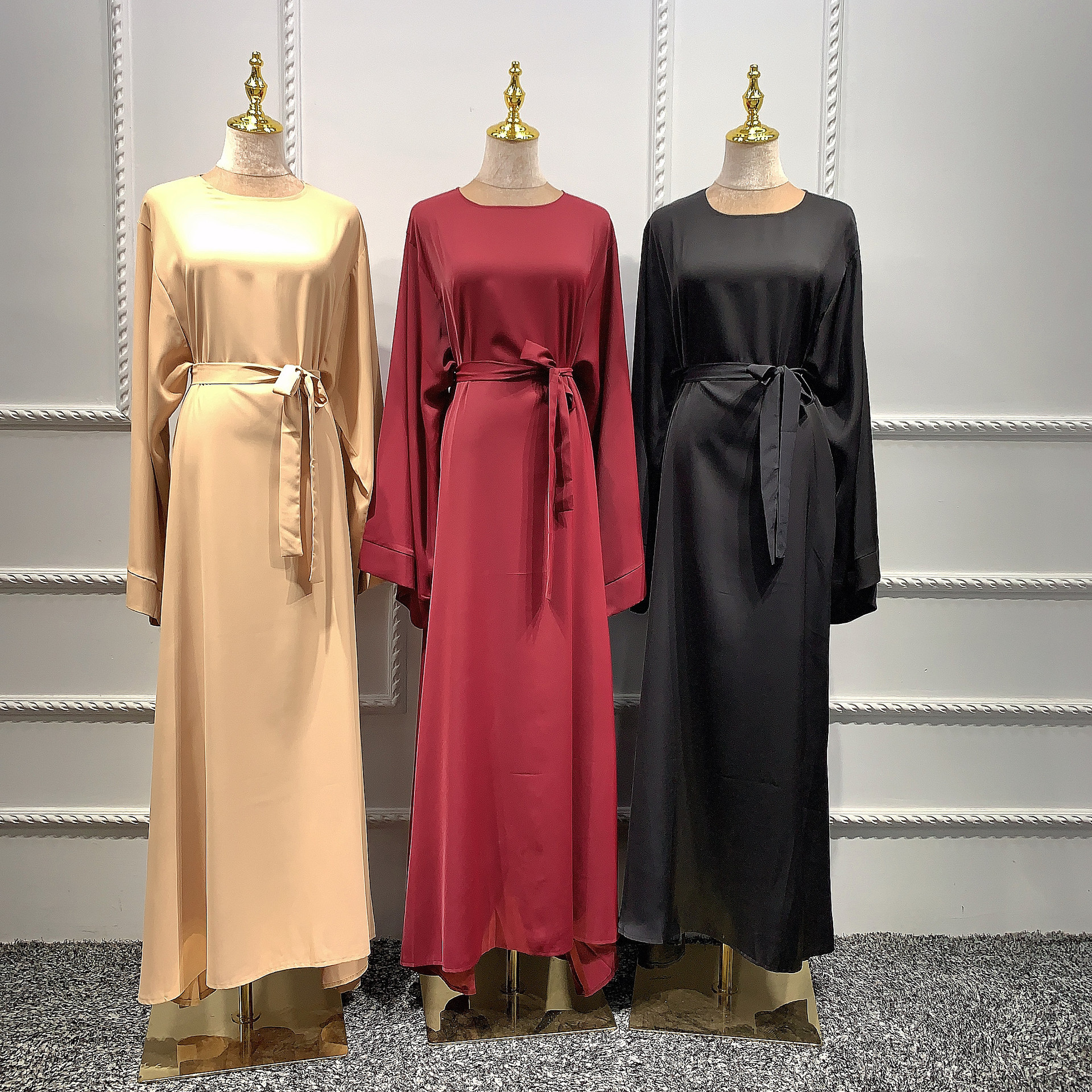 Ethnic Clothing Muslim Women Modest Simple Dress EID Ramadan Islamic Clothing
