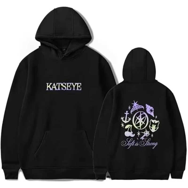 2025 Katseye Men Women Casual Oversize Hoodies Long Sleeve Pullovers Thicken Couple Hoodie Hooded Sweater Velvet Couple Clothe J251031