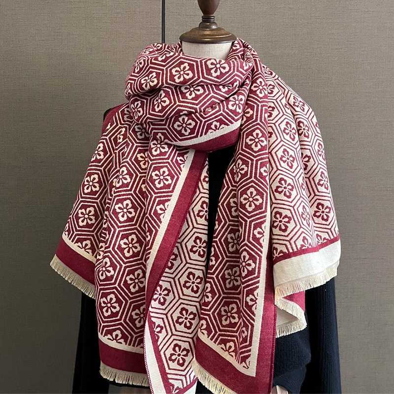 Winter Cashmere Women Scarf Female Luxury Brand Scarves Lady Long Bandana Women Fashion Shawl Wraps Foulard Poncho 2025 C251031