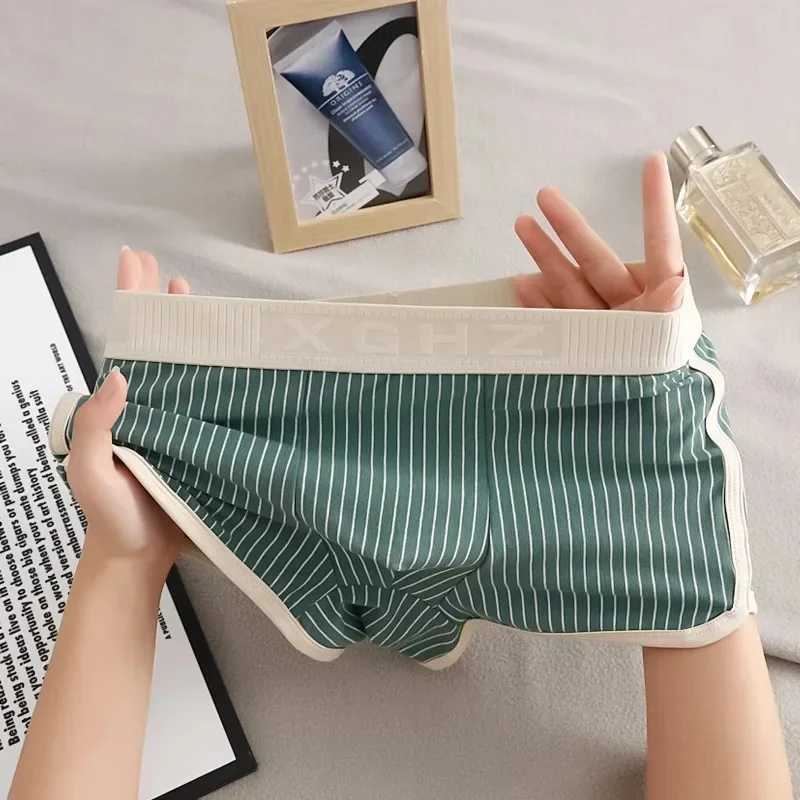 Striped Boxer Men Underwear Cotton Soft Fashion Boxershort Mens Boxers Man Cuecas Masculina Size M3XL YT88358T251031