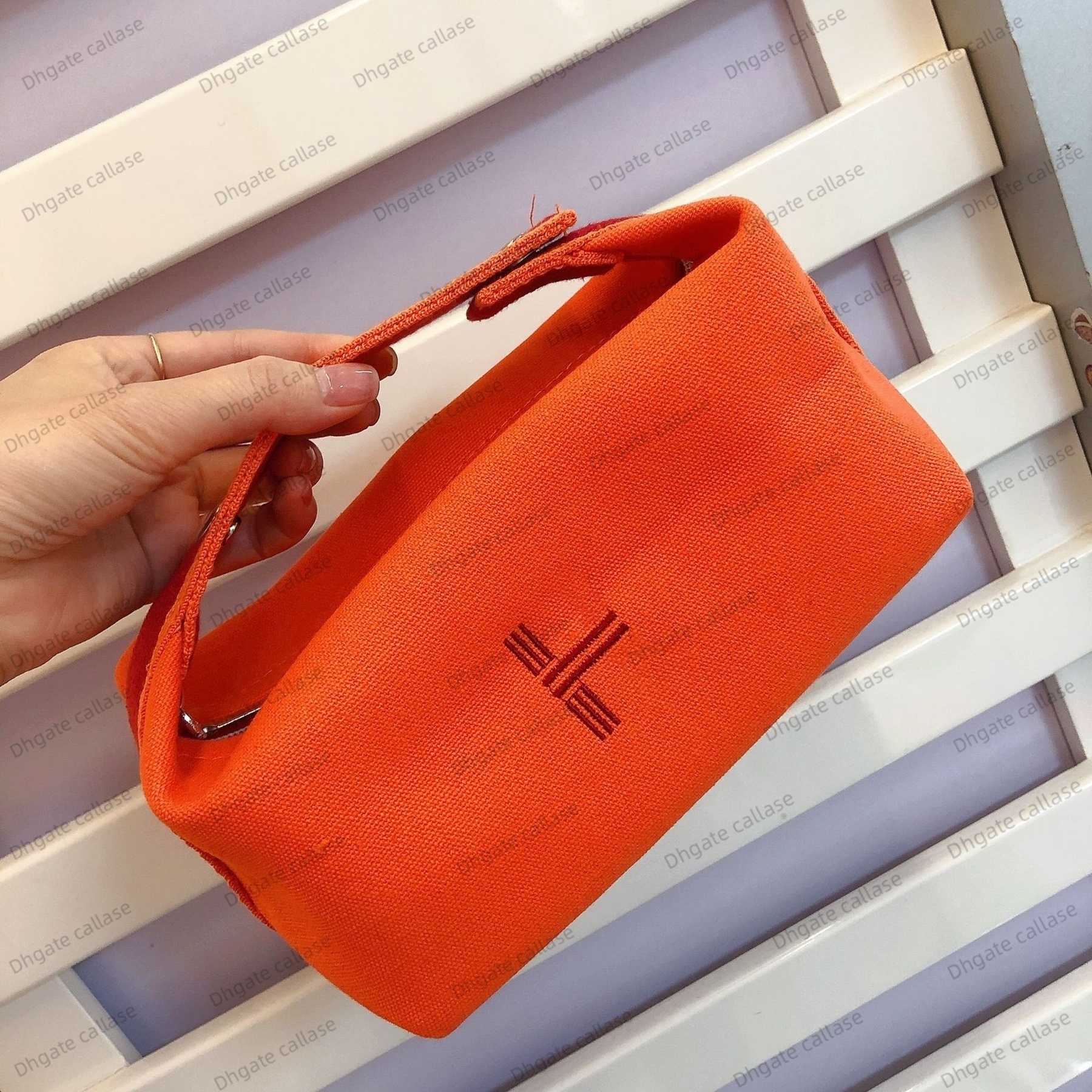 Advanced Canvas Luxury Makeup Bag Waterproof Womens Designer Make Up Pouch Mens Fashion Top Handle Cosmetic Bag Zipper Wash Toiletry Bags