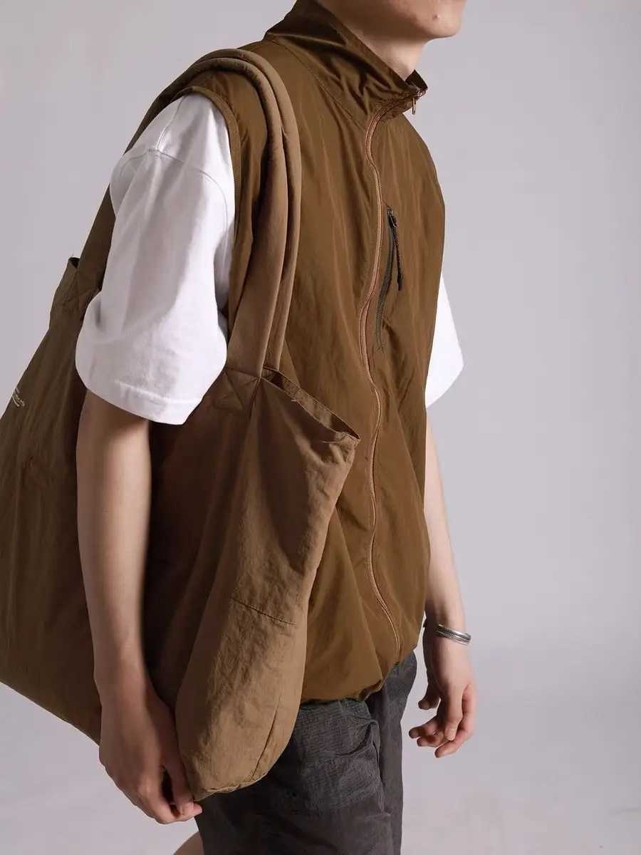 Tote Bag 2024 New Fashion Simple Office Lady Nylon Splashproof Shoulder Bag Handbag Allmatch W251031