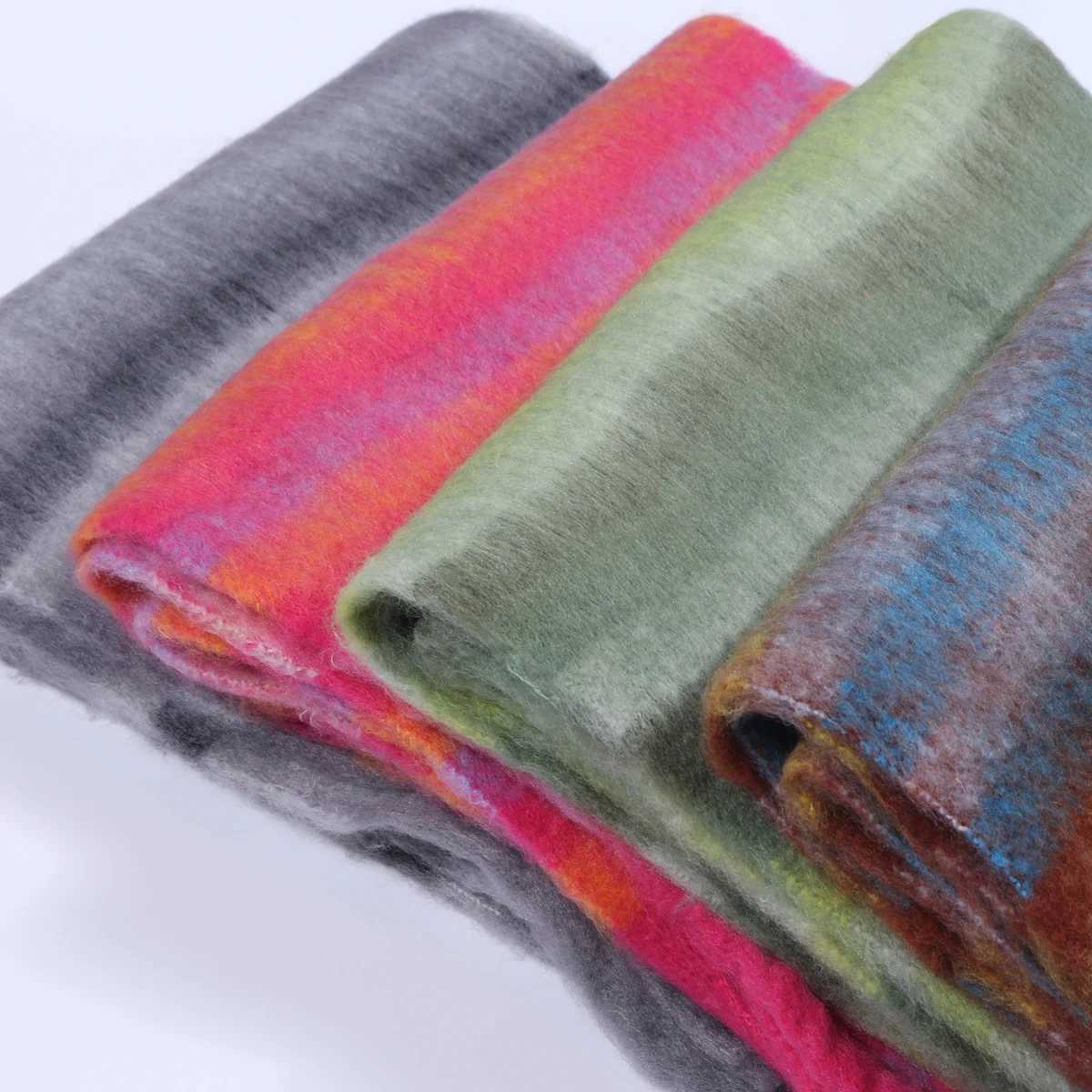 Winter Scarf for Women Cashmere Warm Striped Blanket WrAPs Thick Soft Bufanda Scarves Tassel ShAWls Long Poncho EcharpeW251030