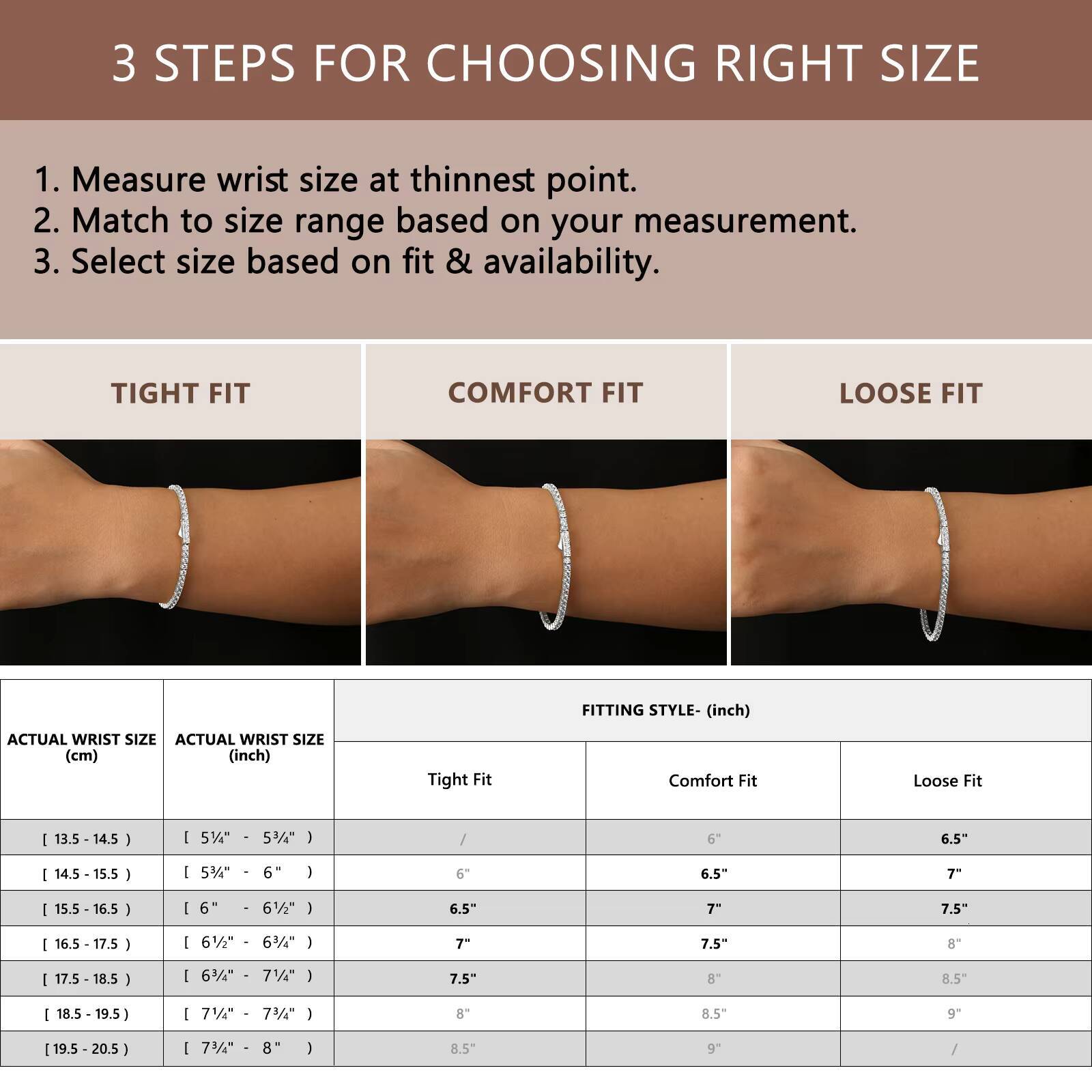 Sparkling Jewelry Gifts Women Men 5A Cubic Zirconia Iced Out Chains 14K White GoldYellow Gold Plated 3mm 4mm CZ Charm Bracelets