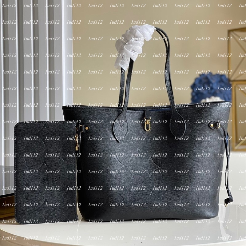 New must have neverfulltote Double Up Bag Womens crossbody shoulder bag designer handbag Luxury shopping bag 2PCs wallet mirror quality tote Composite Bag