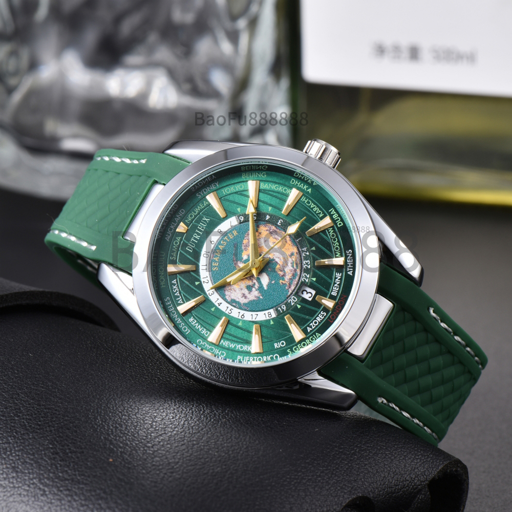 Popular Style Quartz Wristwatch Luxury Watches for Men Rubber Strap Business Popular Design Top Sale Sport Style Male Clocks for Gift Wholesale Dropshipping