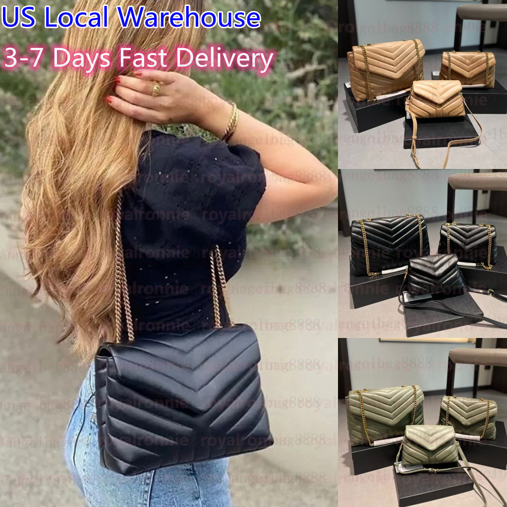 luxury designer bag 3 sizes loulou shoulder bag puffer bag crossbody black leather gold chain women designer bags leather purses handbags cross body dhgate bag 2026