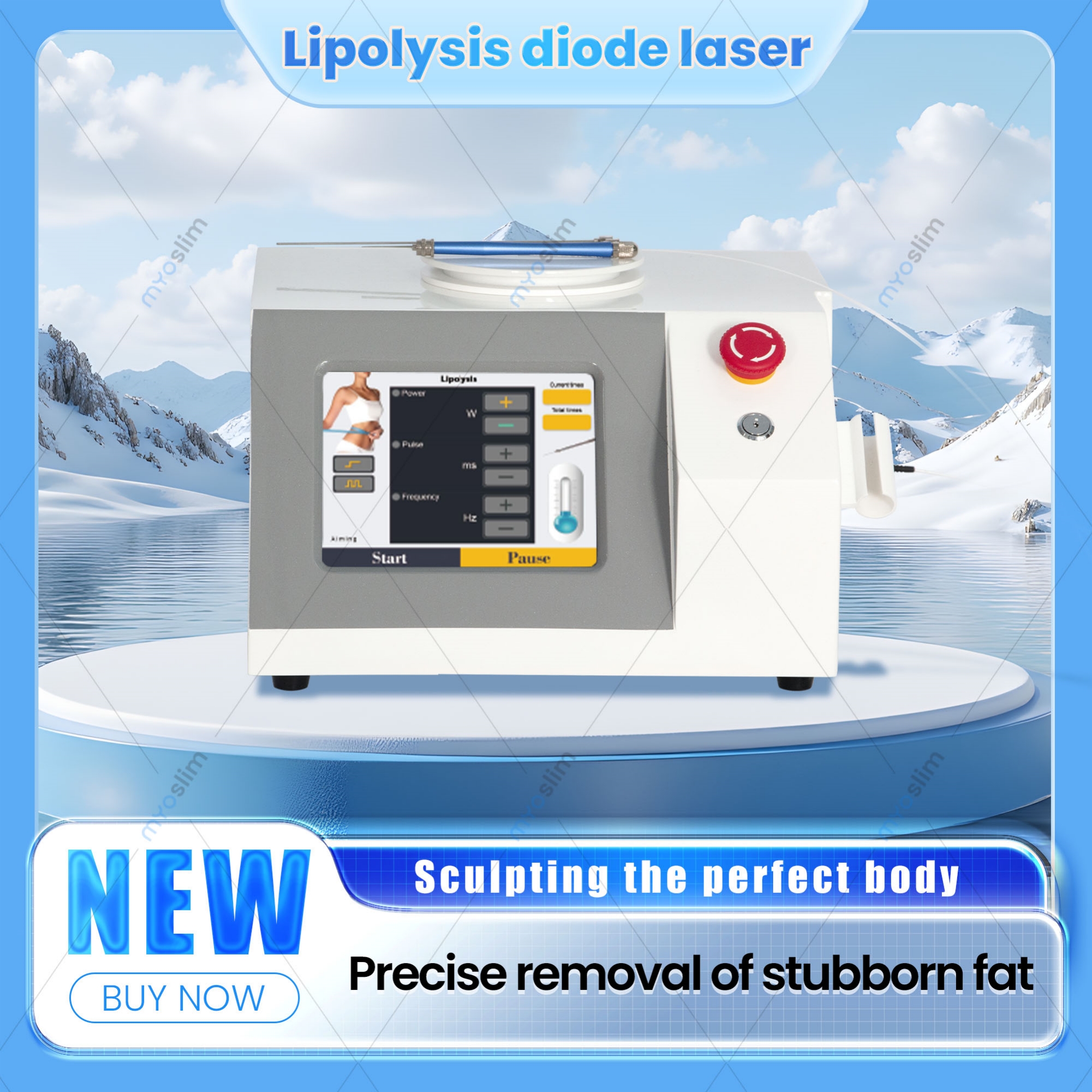 980nm Diode Laser Lipolysis Machine Fat Removal Body Contouring Facial Wrinkle Reduction Firming Skin Rejuvenation Device For Beauty Clinic Spa