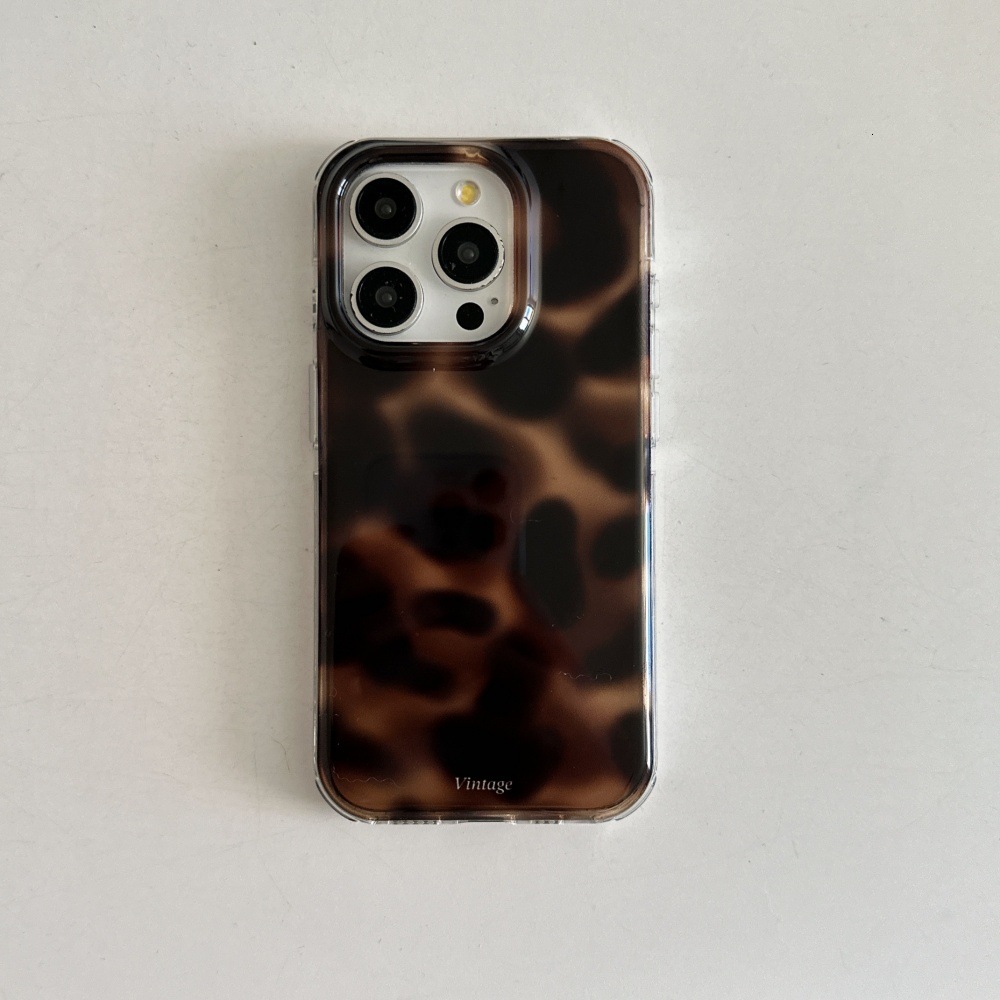 Translucent Amber Gradient Phone Case Compatible with iPhone 17/16 Pro Simple Protective Cover iPhone 15/14 Shockproof