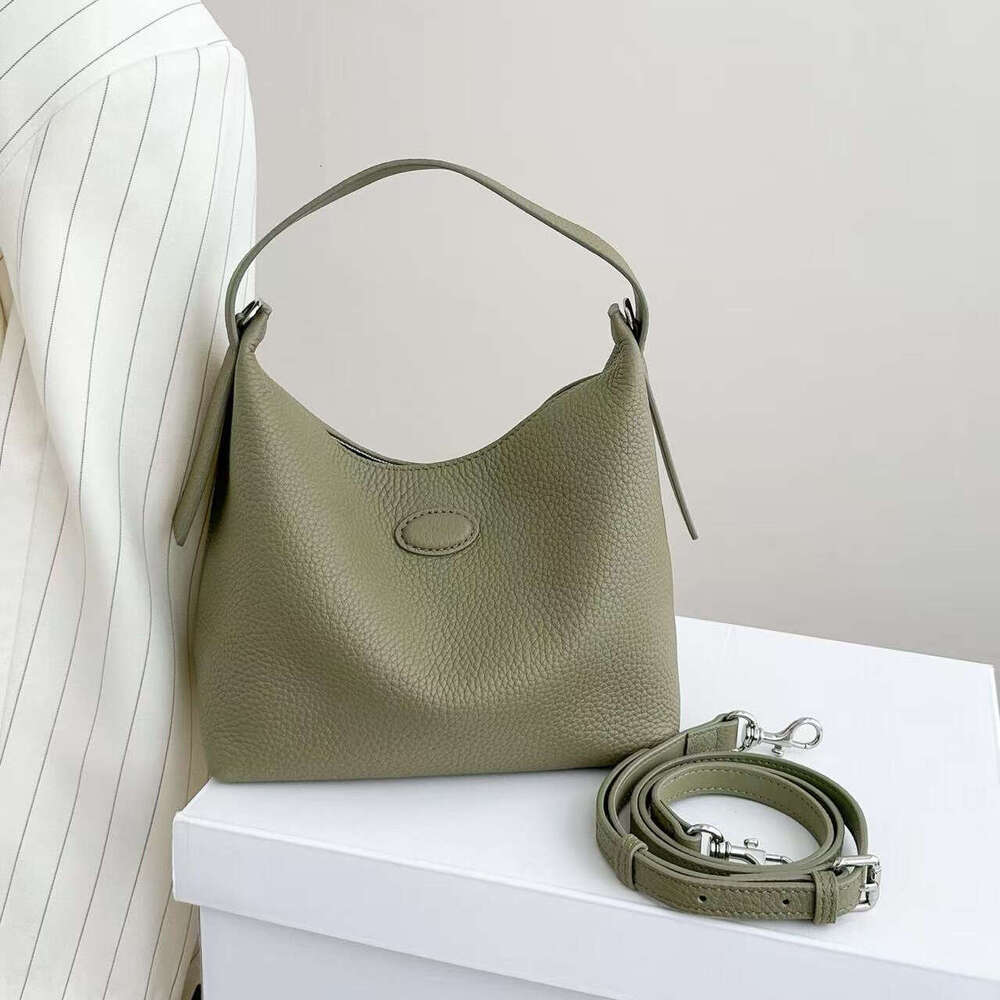 Luxury Bag Designer Niche Design Top Grain Leather Bucket For Women New Single Shoulder Crossbody Versatile Commuter Large Capacity S Bag