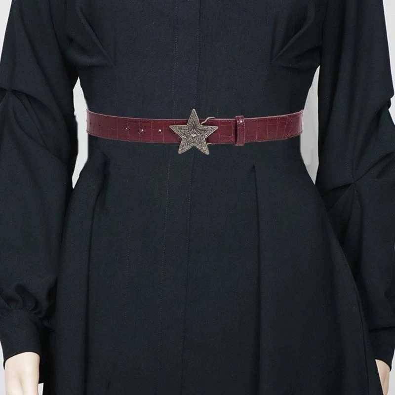 2000s Waist Belt Women Decorative Belt for Pants Skirt Fashion Embossed PU BeltW251030