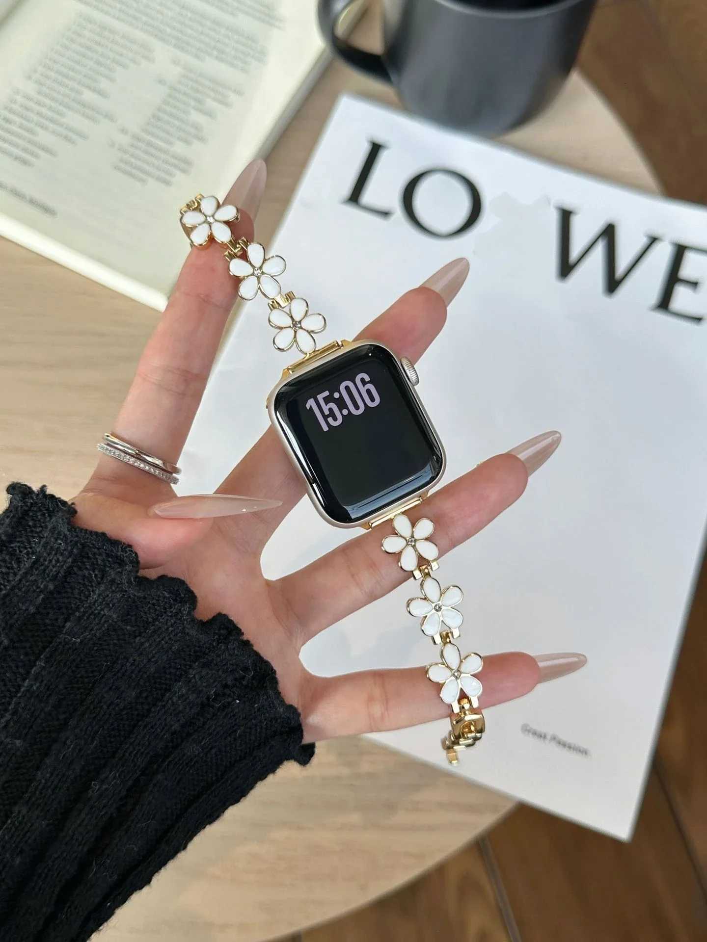 ar Colorf Metal bracelet link For Watch band Series 11876109 40mm 41mm 38mm 42mm 44mm 45mm 46mm Strap Y251031