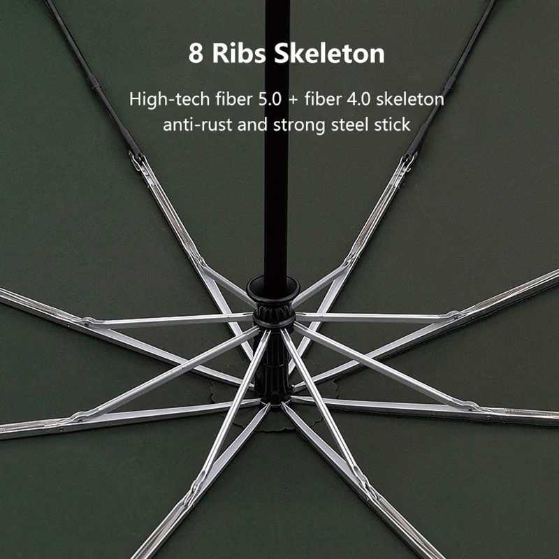 Parachase Autatic Umbrella Men 120cm Large Folding Umbrella Windproof Strong Wooden Handle Big Luxury Umbrella 8K H251031