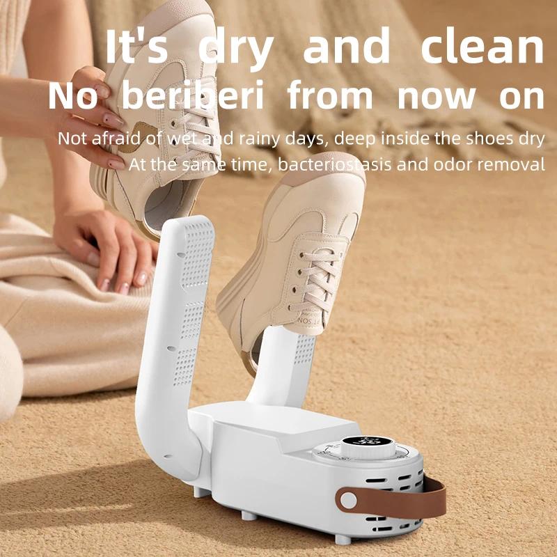 Intelligent Timer Shoe Dryer Adjustable Dryer Quick Drying Deodorizing Sterilizing Shoe Dryer Household Shoe Warmer Heater