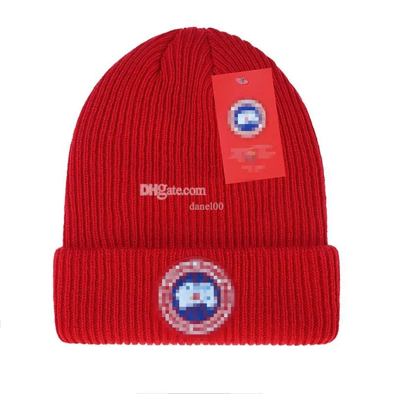 Mens Beanie Knit Beanie Designer Hat Mon Goose Beanies Women Men Beanie Hat Skull Cap Outdoor Ski Hat canadas Letter Jacquard Bonnet Luxe Hot v0yY#