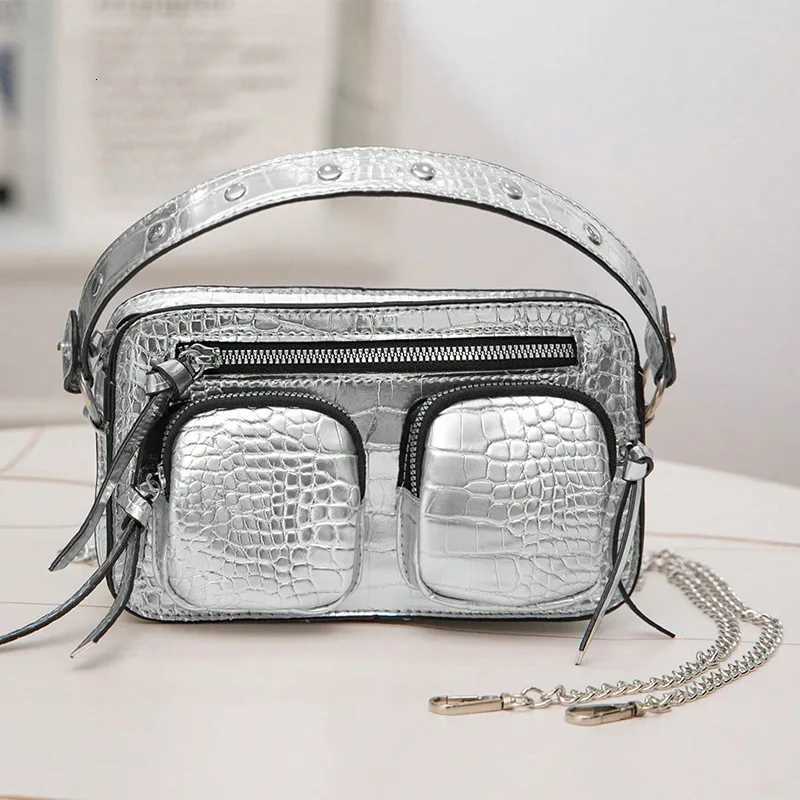 Luxury Alligator Women Handbags Crocodile Pattern Shoulder Bag Chains Crossbody Bags for Women Animal Print Flap Purses Clutch W251031