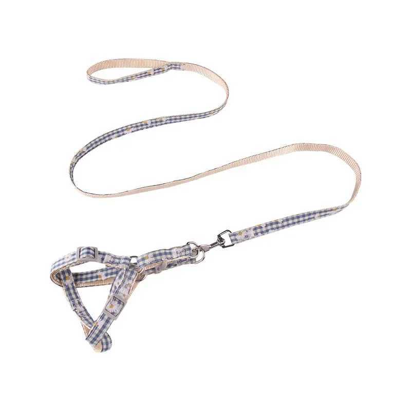 Leashes 1PC Chest and Back Collar Pet Supplies Dog Leash Outdoor Walking Cat Leash Pet Accessories C251031