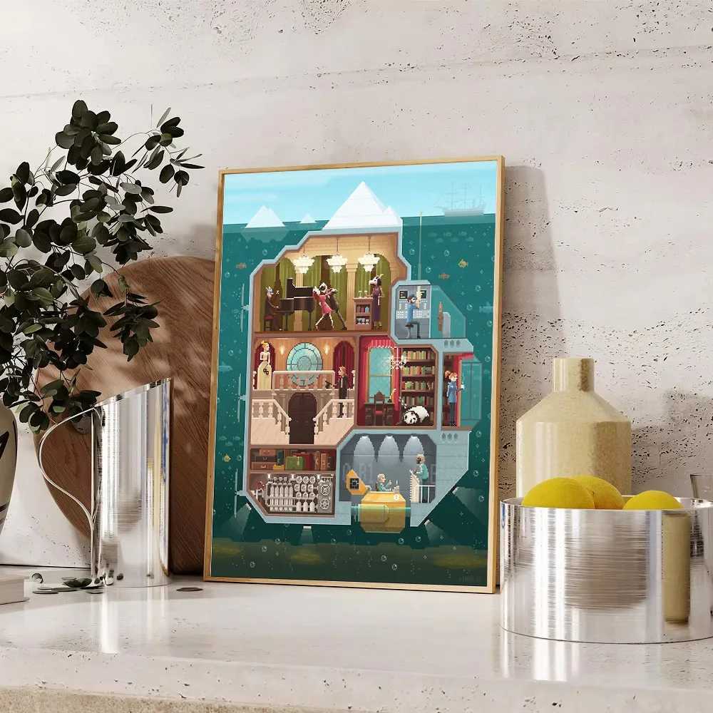 Mystical Forest Fox Canvas Wall Art Nature Wildlife Landscape Painting Home Decor Gift Modern Decor C251031