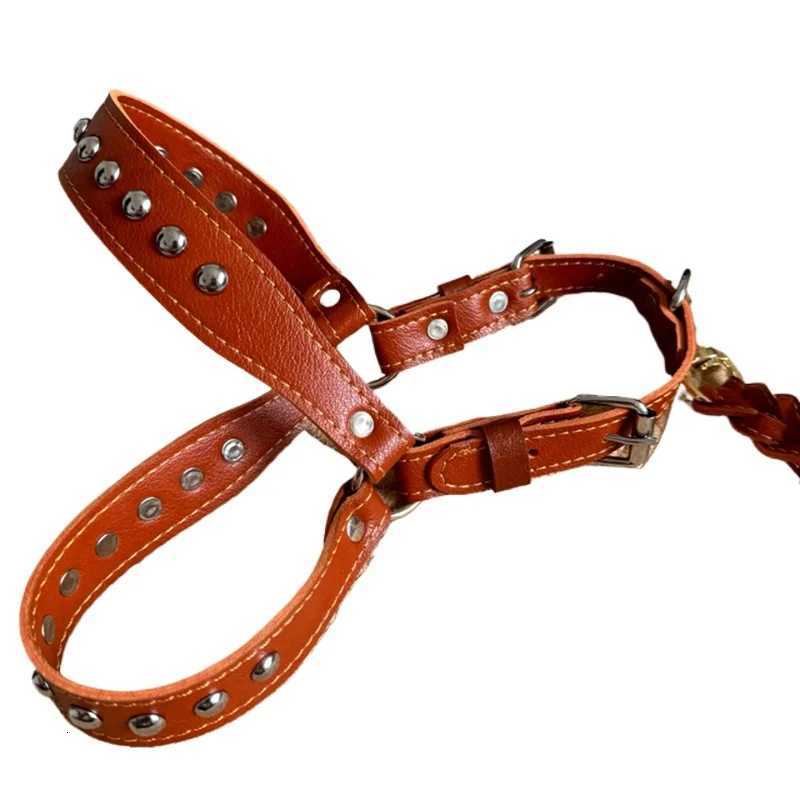 Soft PU Leather Cat Harness Small Dog Harness and Leash Set Dogs Accessories Schnauzer Pomeranian Arnes Para Perro C251031