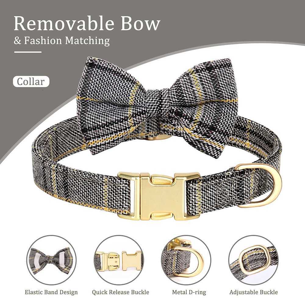 Nylon Dog Collar Harness Leash Set Adjustable Puppy Dogs Harnesses Vest Cute Bowknot Pet Collars With Lead for Small Medium Dogs C251031