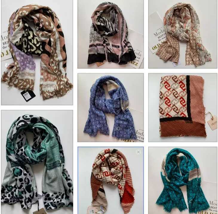 single Italian autumn and winter letter black all fashion long scarf C251031