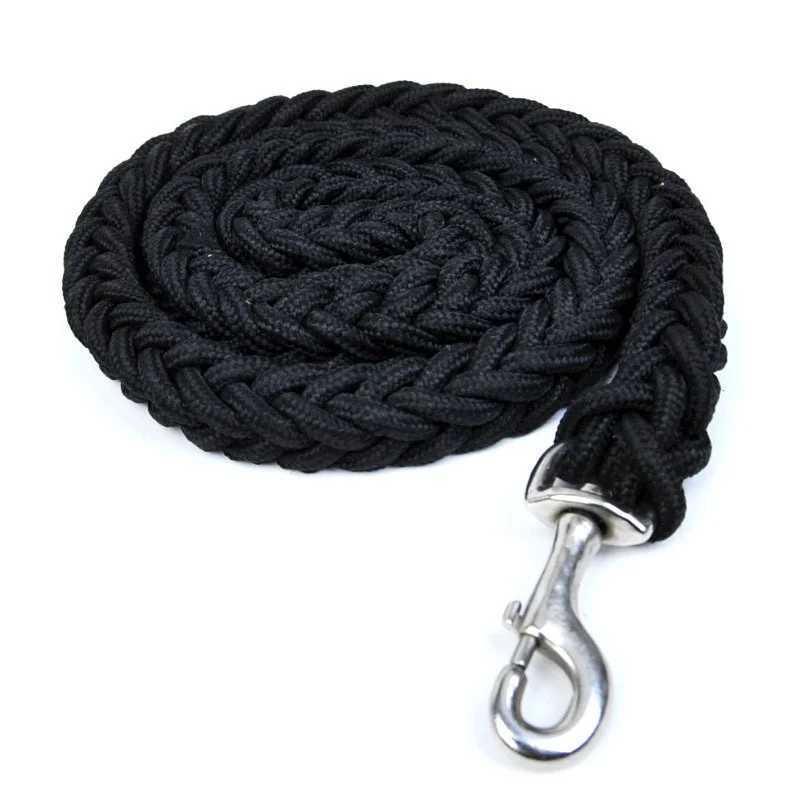 Large Dog Leash Nylon Braided Traction Rope Pet Walking Thick Hand Rope For Bulldog Rottweiler Hound Dogs Accessories C2510313