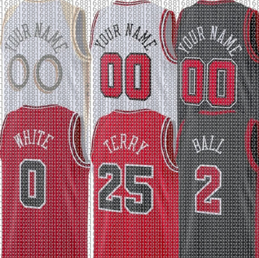 Bulls Jersey Basketball Ayo Dosunmu Nikola Vucevic Josh Giddey Coby White Jalen Smith Patrick Williams Kevin Huerter Lonzo Ball Tre Jones Matas Buzelis Jevon Carter